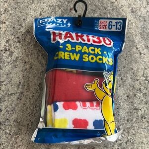Crazy Universe Haribo 3-Pack Crew Socks